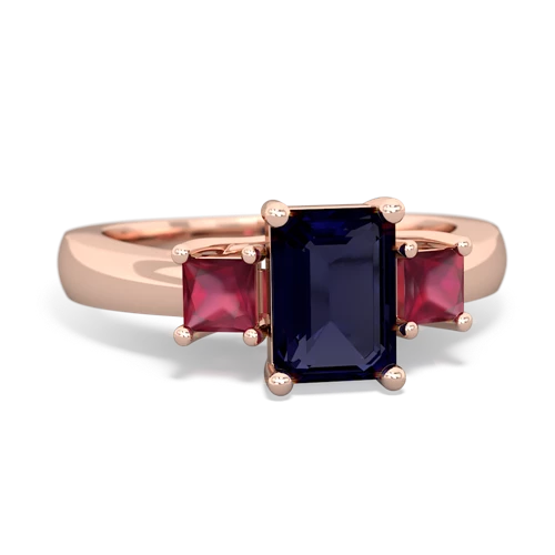 sapphire-ruby timeless ring