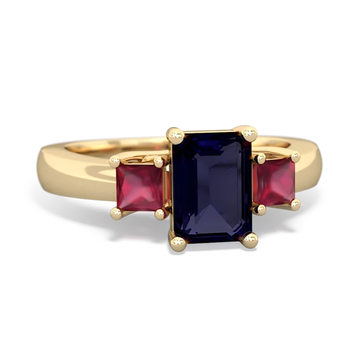 sapphire-ruby timeless ring