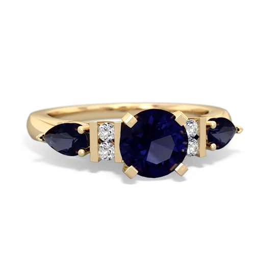 sapphire-tanzanite engagement ring