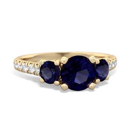 fire opal-aquamarine trellis pave ring