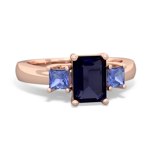 sapphire-tanzanite timeless ring