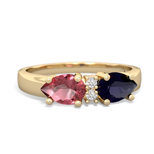 sapphire-tourmaline timeless ring