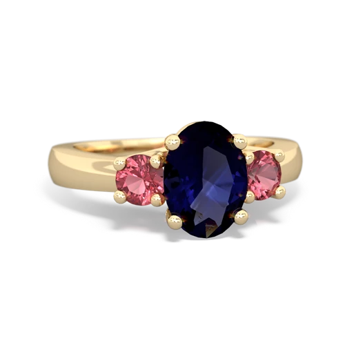 sapphire-tourmaline timeless ring