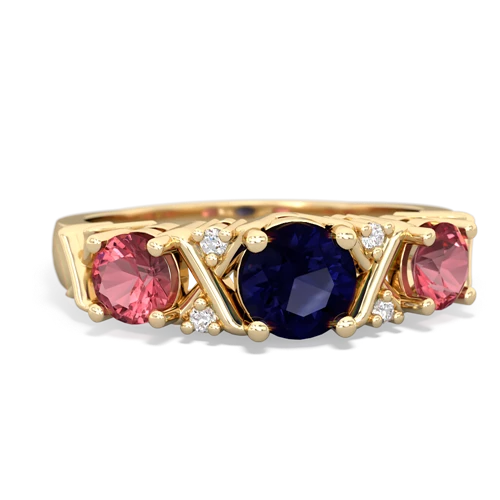 sapphire-tourmaline timeless ring