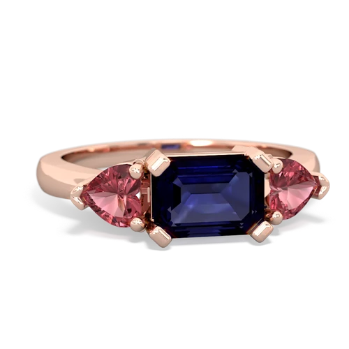 sapphire-tourmaline timeless ring