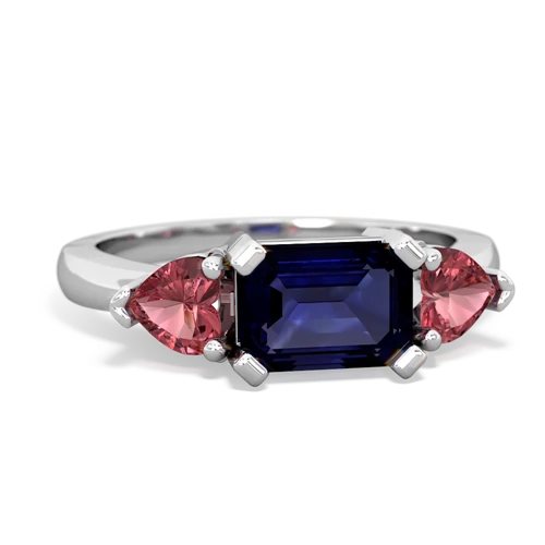 sapphire-tourmaline timeless ring