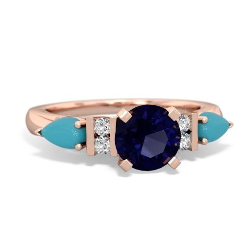 sapphire-turquoise engagement ring