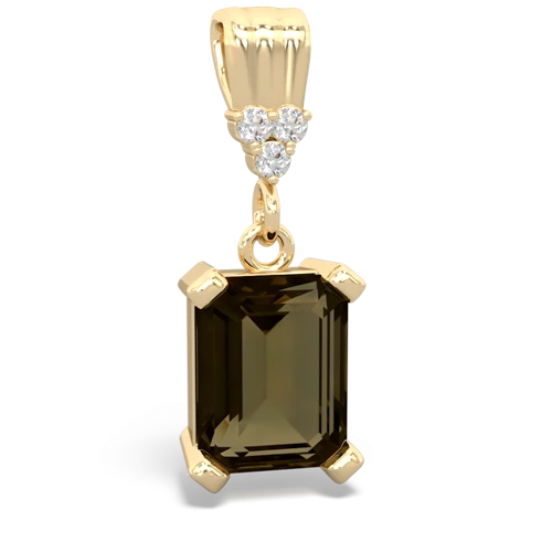 smoky quartz timeless pendant