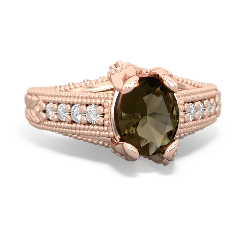 Smoky Quartz Antique Style Genuine Smoky Quartz ring Ring