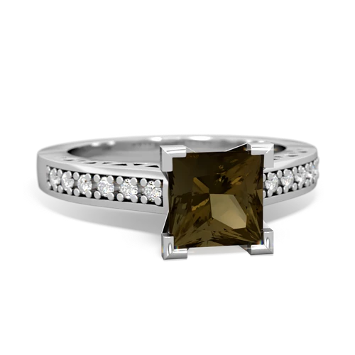 Smoky Quartz Art Deco Genuine Smoky Quartz ring Ring