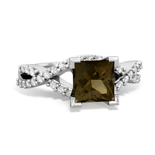 smoky quartz engagement ring