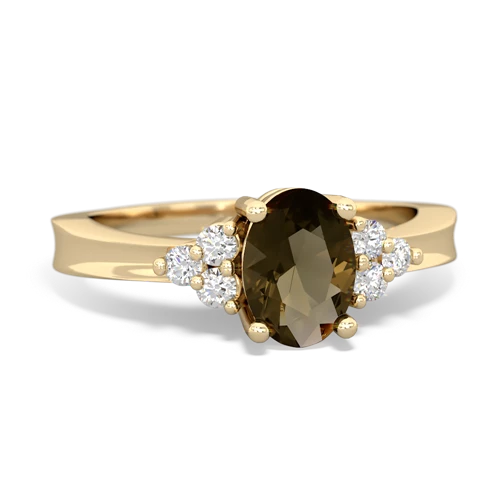 smoky quartz timeless ring