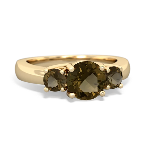 smoky quartz timeless ring