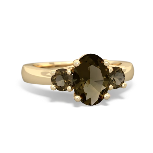 smoky quartz timeless ring