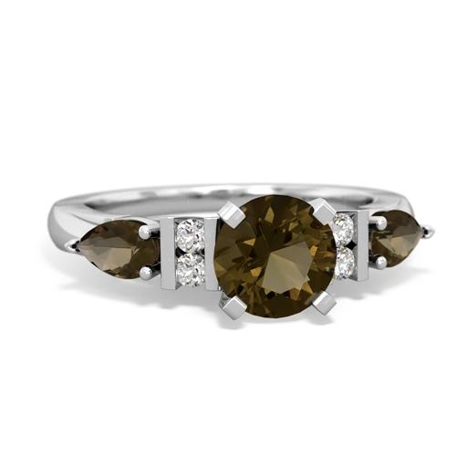 citrine-alexandrite engagement ring