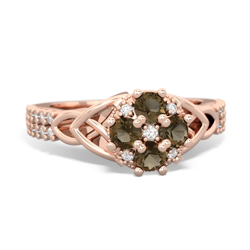 smoky quartz-smoky quartz engagement ring