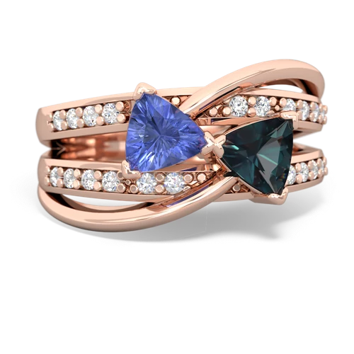 tanzanite-alexandrite couture ring