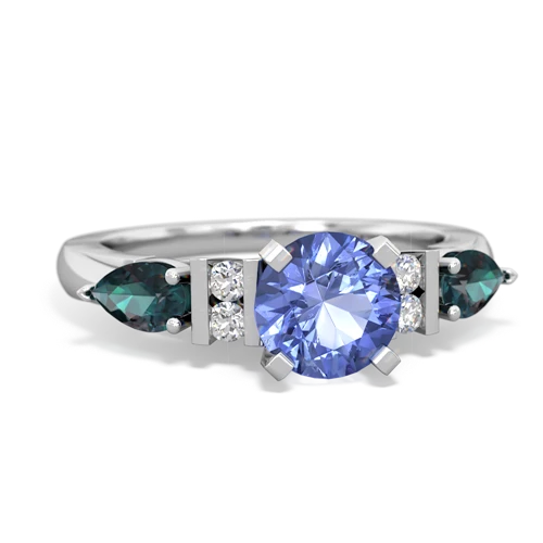 tanzanite-alexandrite engagement ring