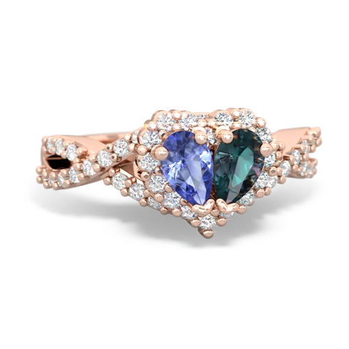 tanzanite-alexandrite engagement ring