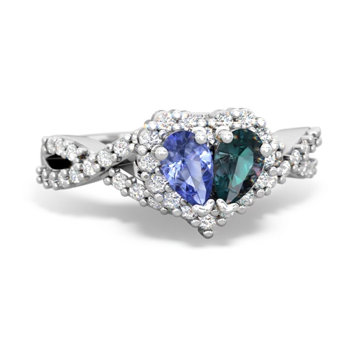 tanzanite-alexandrite engagement ring