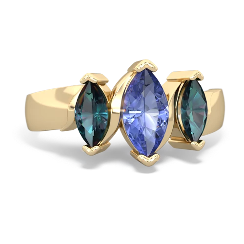 tanzanite-alexandrite keepsake ring