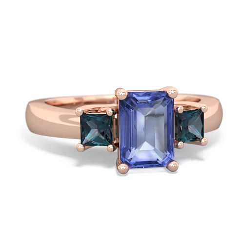 tanzanite-alexandrite timeless ring