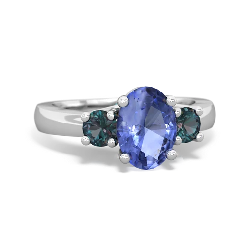 tanzanite-alexandrite timeless ring