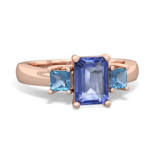 tanzanite-blue topaz timeless ring