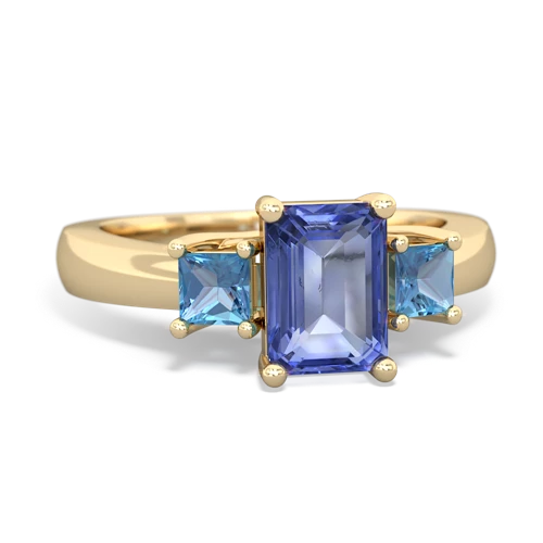 tanzanite-blue topaz timeless ring