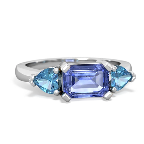 tanzanite-blue topaz timeless ring