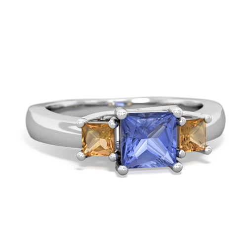 tanzanite-citrine timeless ring