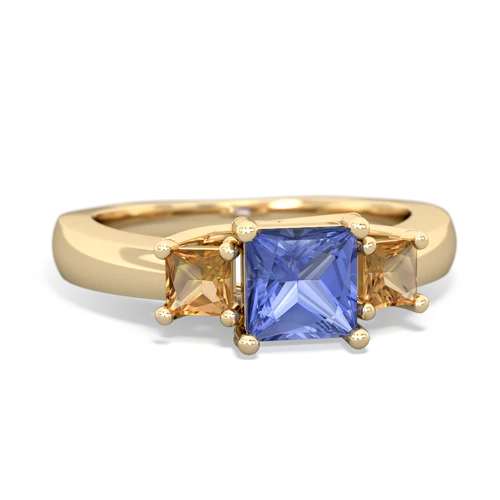 tanzanite-citrine timeless ring