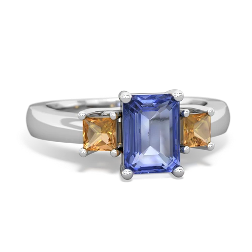 tanzanite-citrine timeless ring