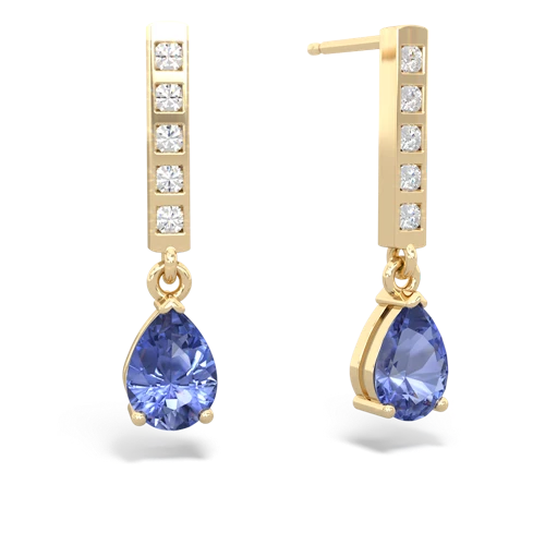 Tanzanite Drop Genuine Tanzanite earrings Earrings