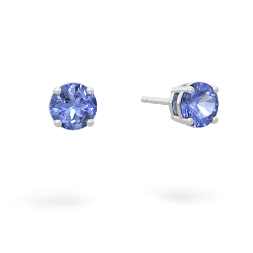 tanzanite stud earrings