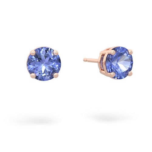 tanzanite stud earrings