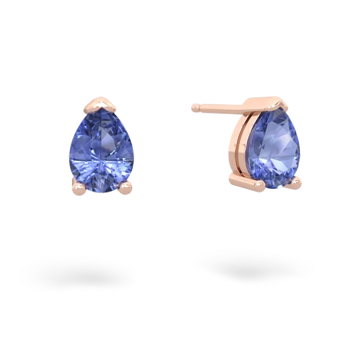 tanzanite stud earrings