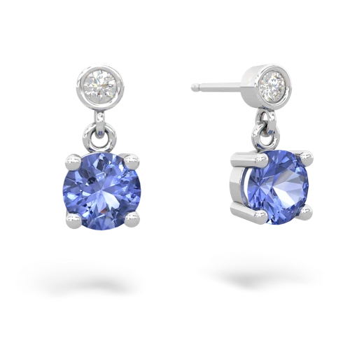 tanzanite stud earrings