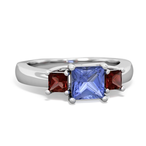 tanzanite-garnet timeless ring