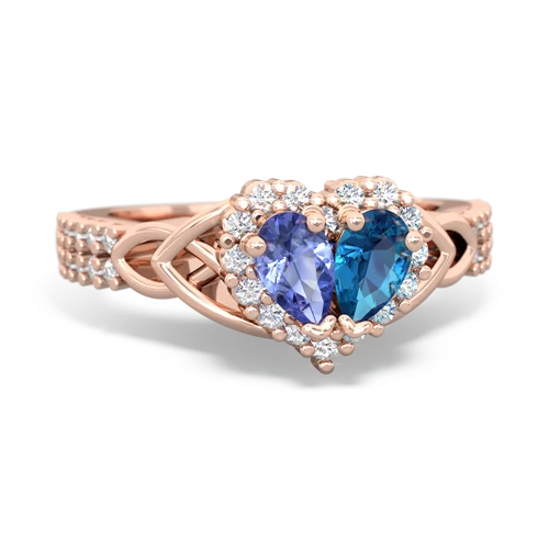 tanzanite-london topaz keepsake engagement ring