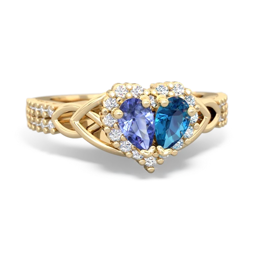 tanzanite-london topaz keepsake engagement ring