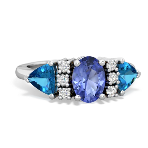 tanzanite-london topaz timeless ring