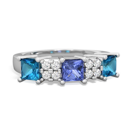 tanzanite-london topaz timeless ring