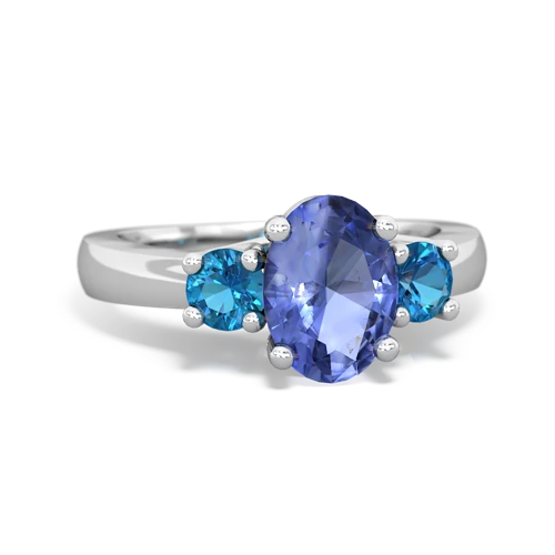 tanzanite-london topaz timeless ring