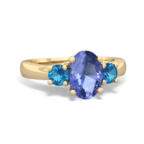 tanzanite-london topaz timeless ring