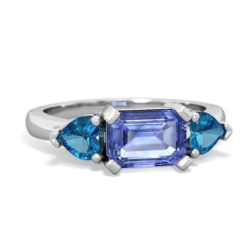 tanzanite-london topaz timeless ring