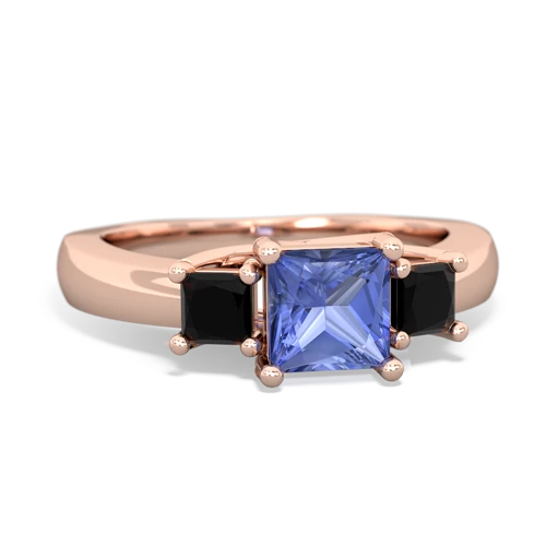 tanzanite-onyx timeless ring