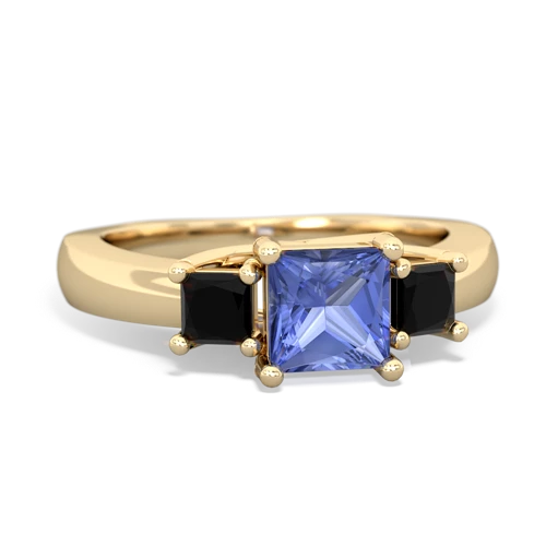 tanzanite-onyx timeless ring