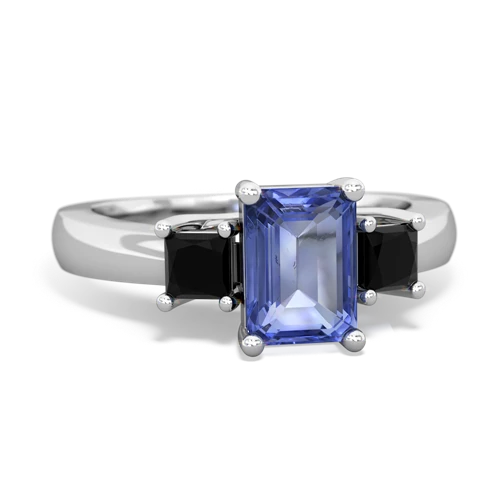 tanzanite-onyx timeless ring