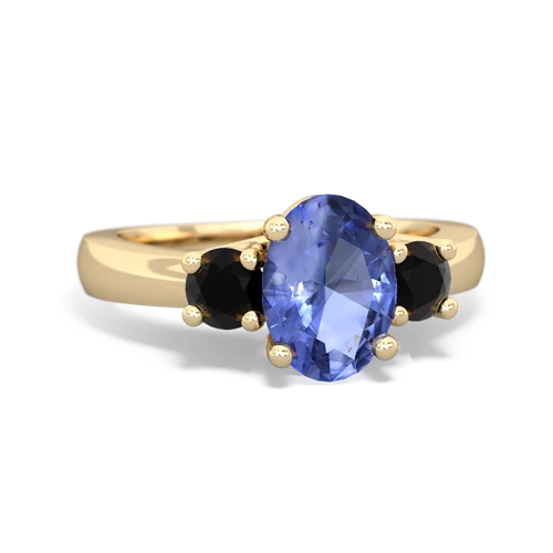 tanzanite-onyx timeless ring